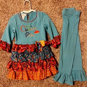 Girls Bonnie Jean “Thanksgiving” outfit